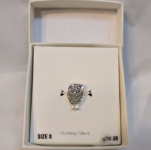 Owl ring SZ 8 Sterling silver 925
